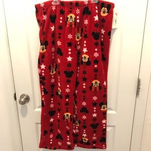 Disney Mickey & Minnie Fleece Pajama Pants